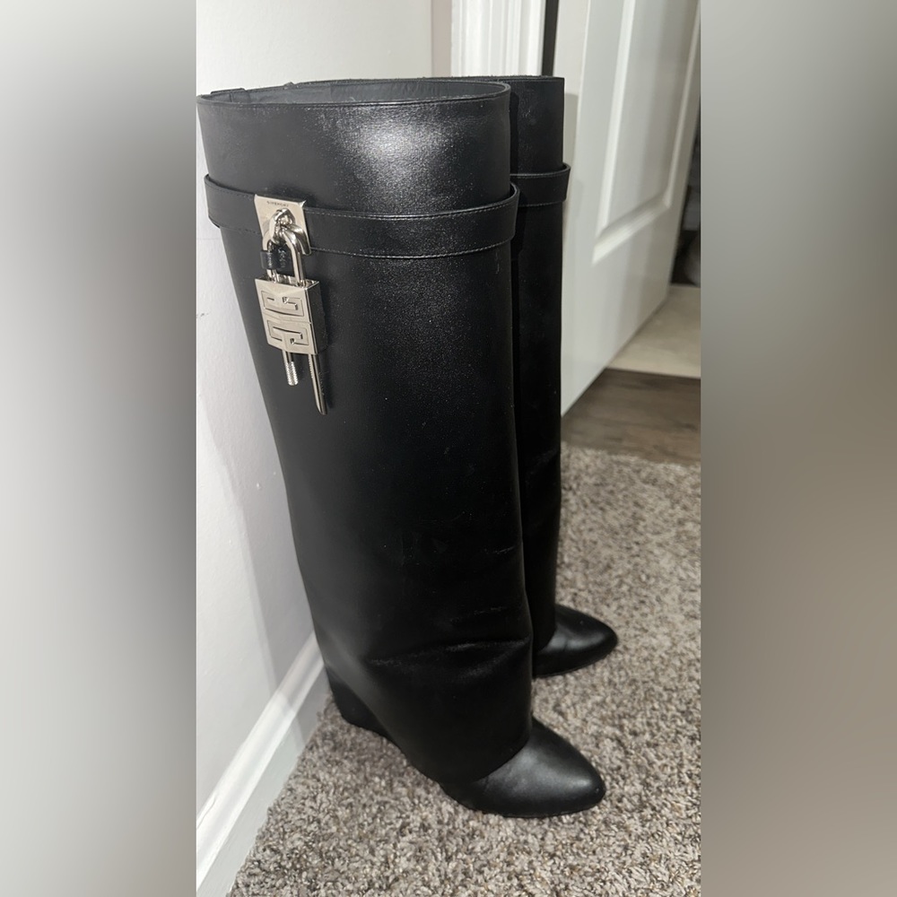 Givenchy shark lock boots